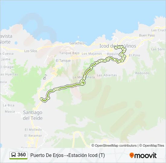 360 Bus Line Map