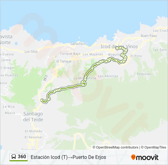 360 Bus Line Map