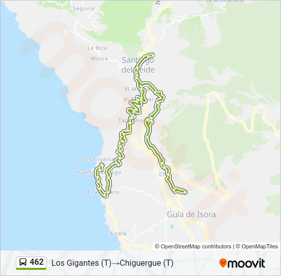 462 Bus Line Map