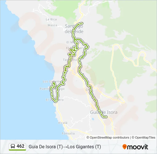 462 Bus Line Map