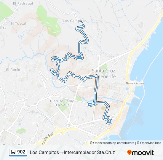 902 Bus Line Map