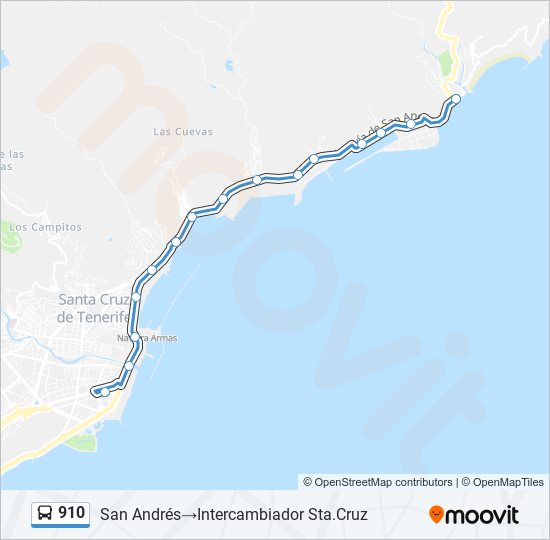 910 Route Schedules Stops Maps San Andr s Intercambiador