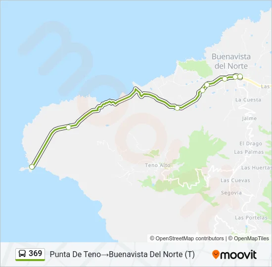 369 Bus Line Map