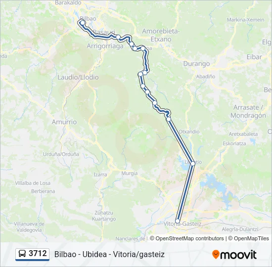 3712 Bus Line Map
