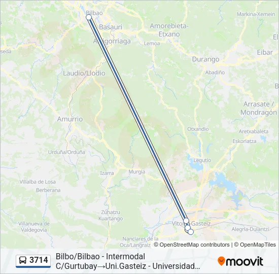 3714 Bus Line Map