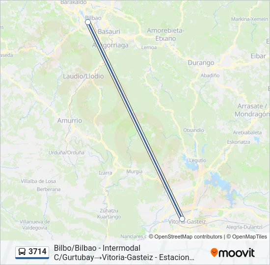 3714 Bus Line Map