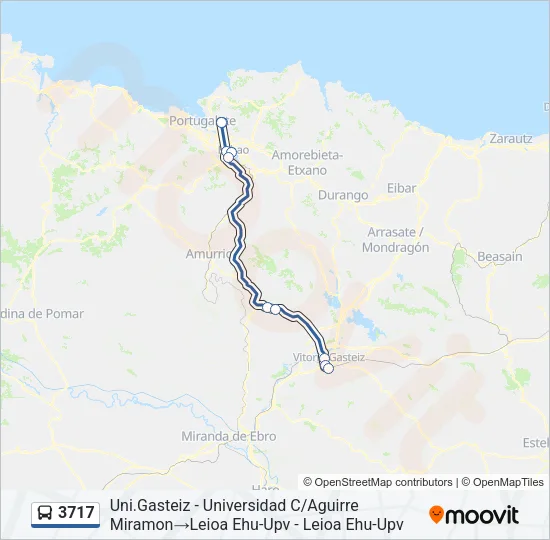 3717 Bus Line Map