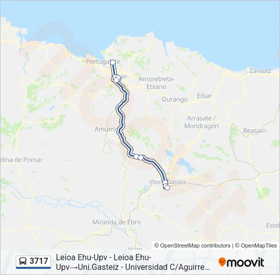 3717 Bus Line Map