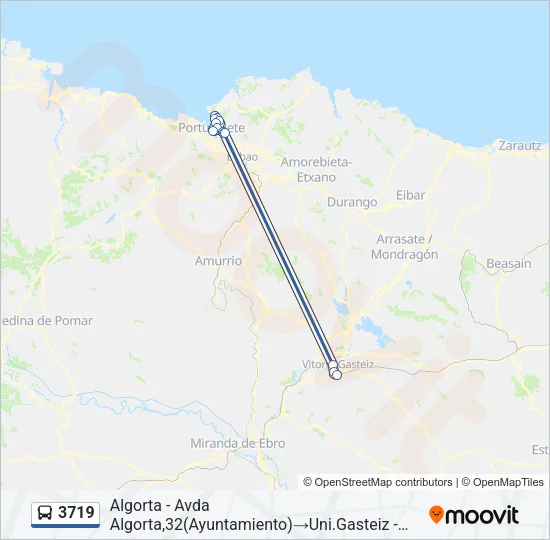 3719 Bus Line Map