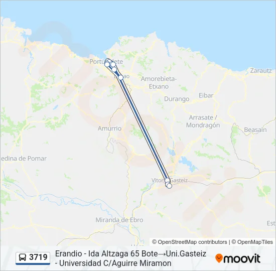 3719 Bus Line Map