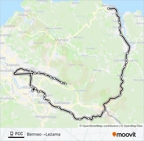 FCC Train Line Map