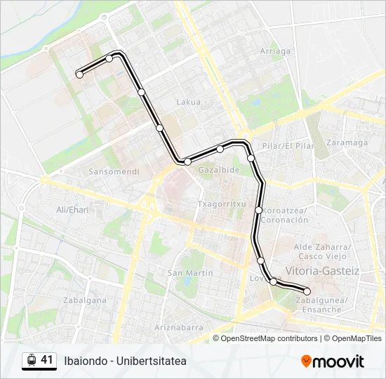 41 Light Rail Line Map