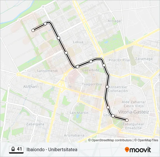 41 Light Rail Line Map