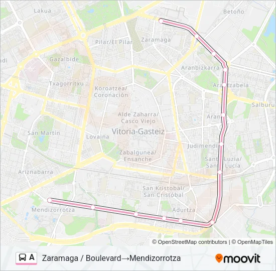 A Bus Line Map
