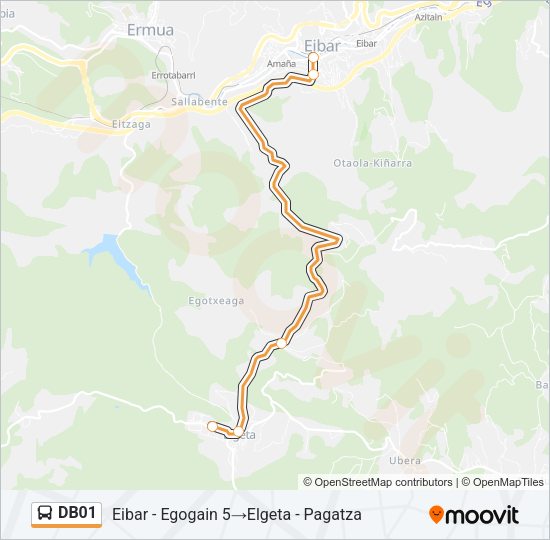 DB01 Bus Line Map