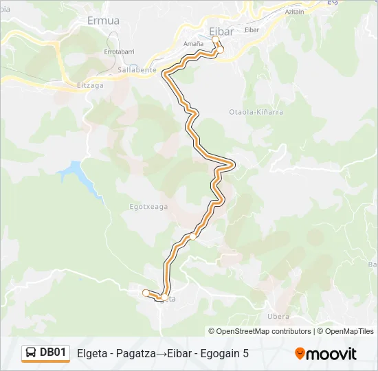 DB01 Bus Line Map