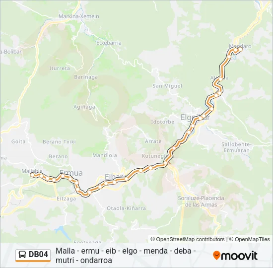 DB04 Bus Line Map