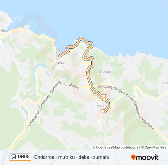 DB05 Bus Line Map
