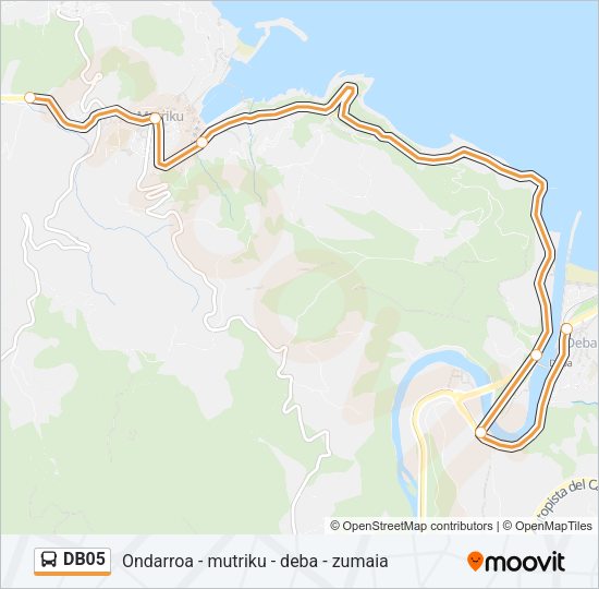 DB05 Bus Line Map