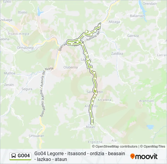 GO04 Bus Line Map