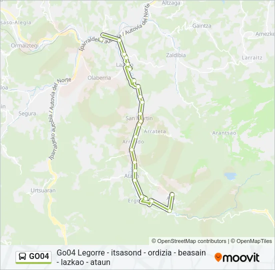 GO04 Bus Line Map