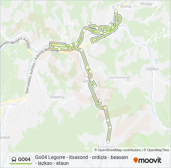 GO04 Bus Line Map