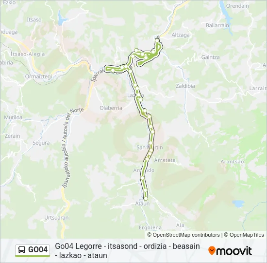 GO04 Bus Line Map