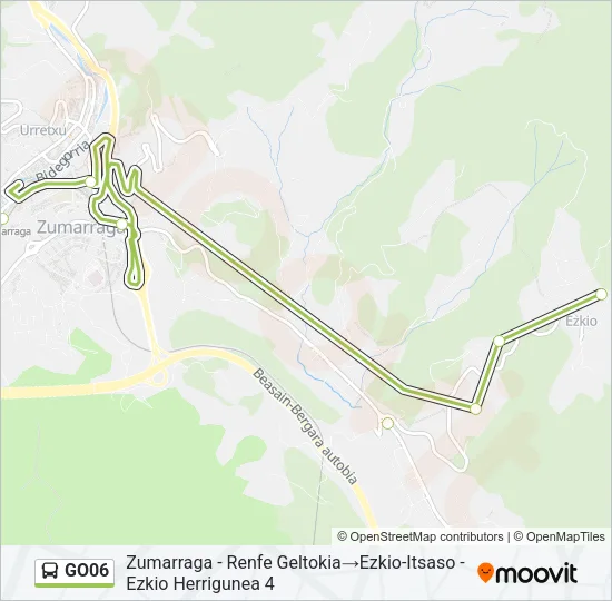 GO06 Bus Line Map