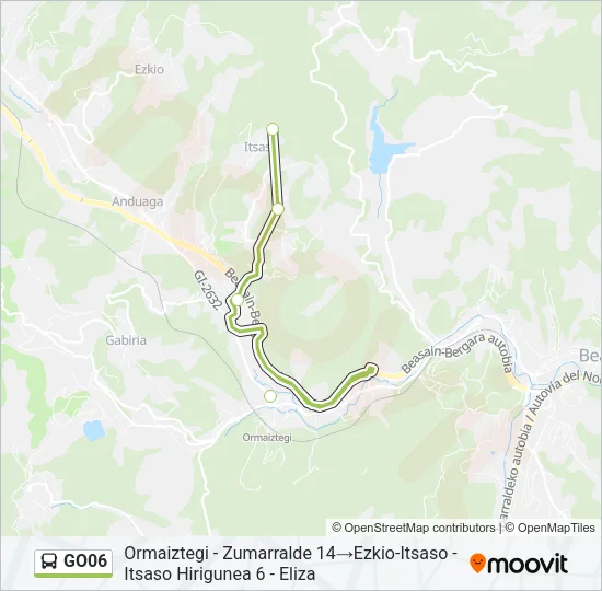 GO06 Bus Line Map