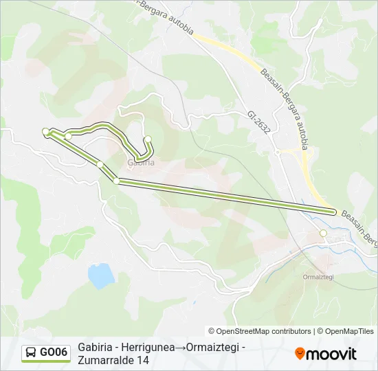 GO06 Bus Line Map