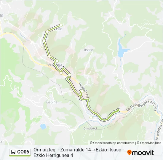 GO06 Bus Line Map