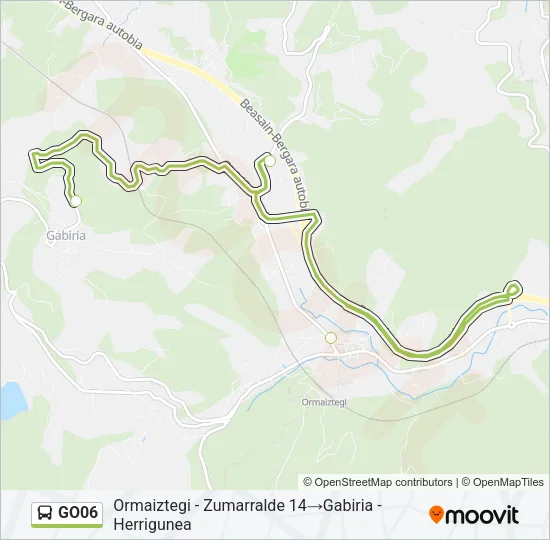 GO06 Bus Line Map
