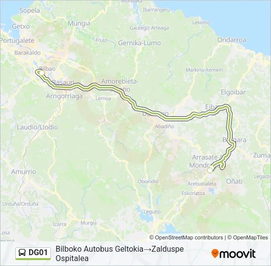 DG01 Bus Line Map