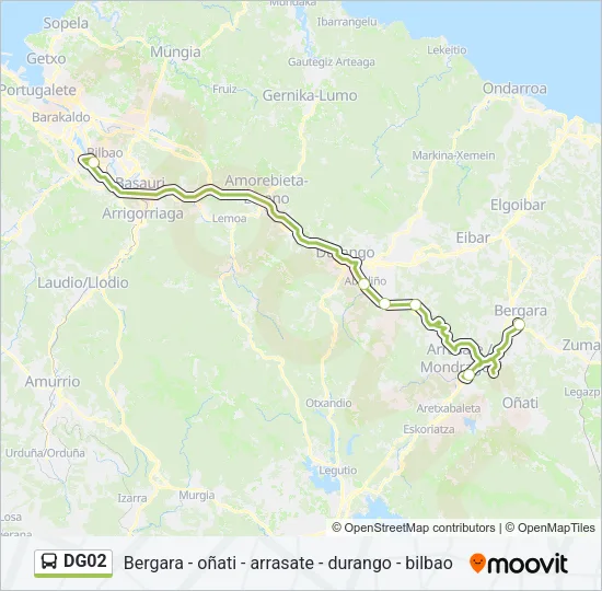 DG02 Bus Line Map