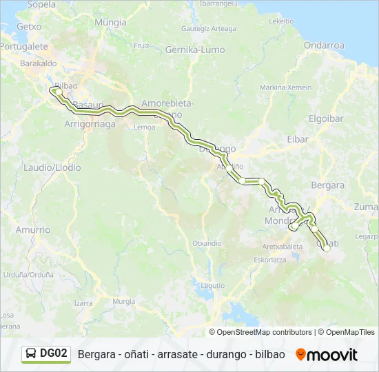 DG02 Bus Line Map