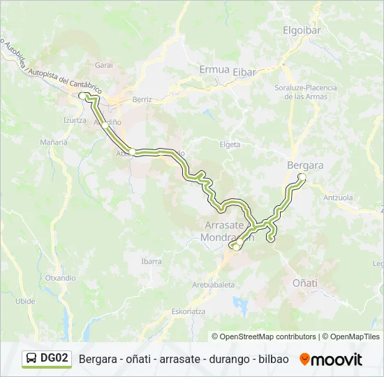 DG02 Bus Line Map