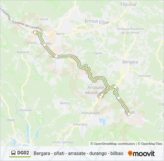 DG02 Bus Line Map