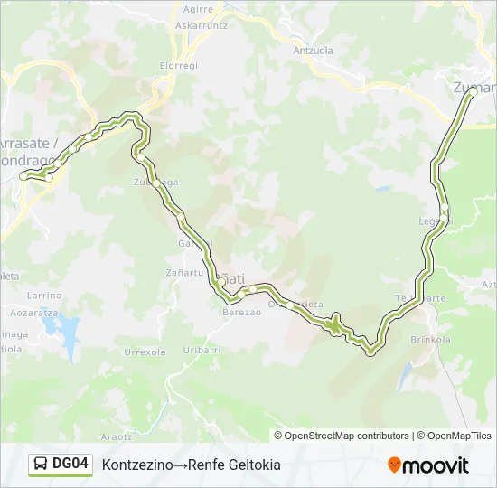 DG04 Bus Line Map