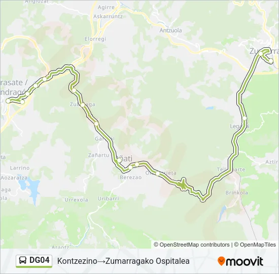 DG04 Bus Line Map