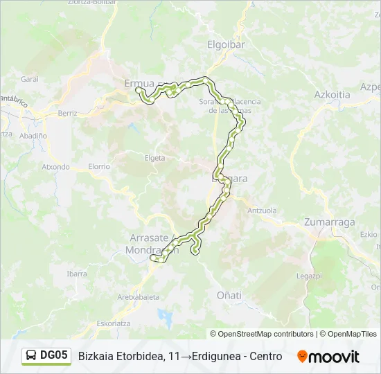 DG05 Bus Line Map