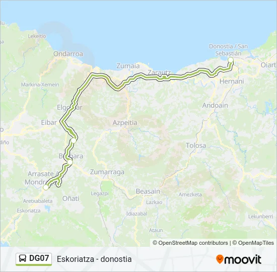 DG07 Bus Line Map