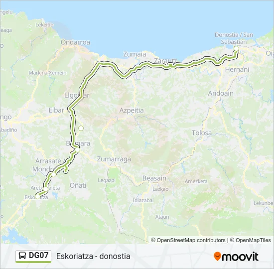 DG07 Bus Line Map