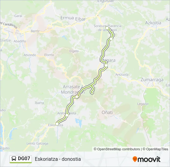 DG07 Bus Line Map