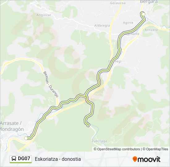 DG07 Bus Line Map