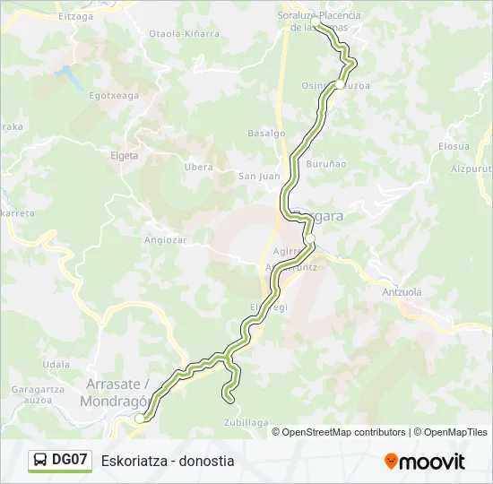 DG07 Bus Line Map