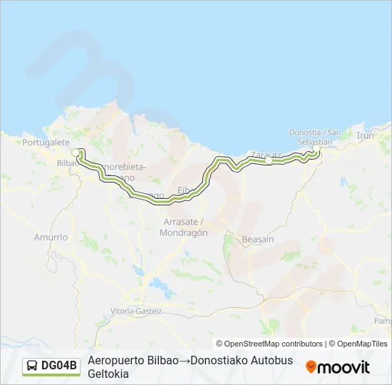 DG04B Bus Line Map