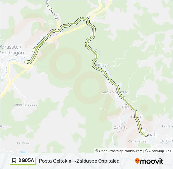DG05A Bus Line Map