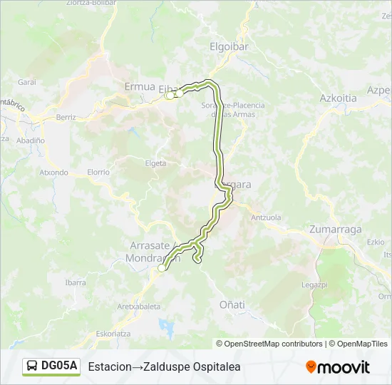 DG05A Bus Line Map