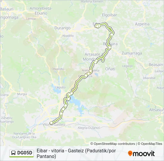 DG05D Bus Line Map
