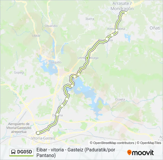 DG05D Bus Line Map